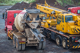 Construction and road construction